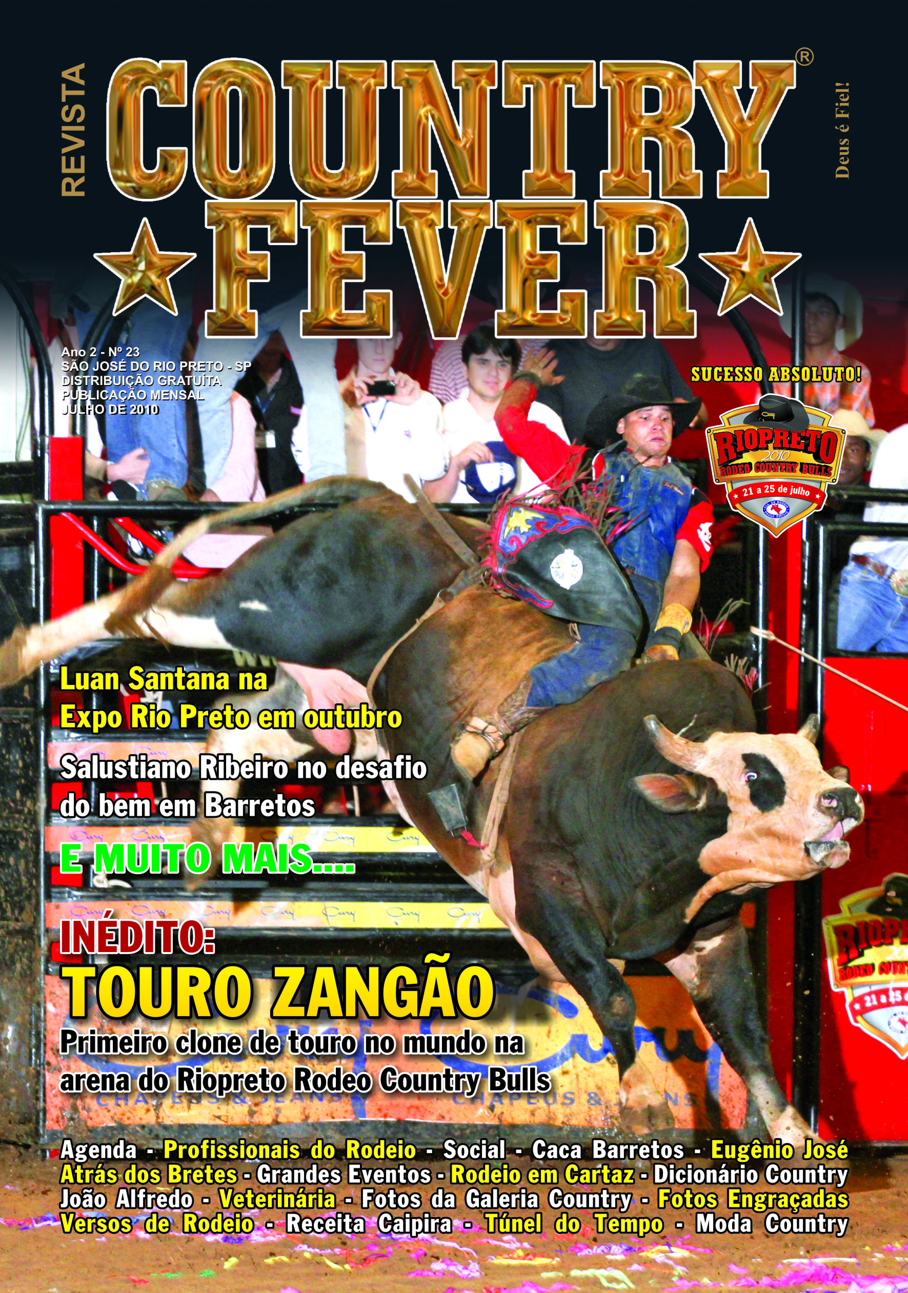 Revista Country Fever - Edição de Julho de 2010