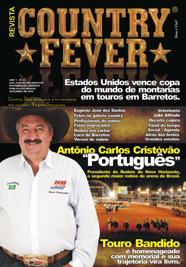 Revista Country Fever - Edição de Setembro de 2009
