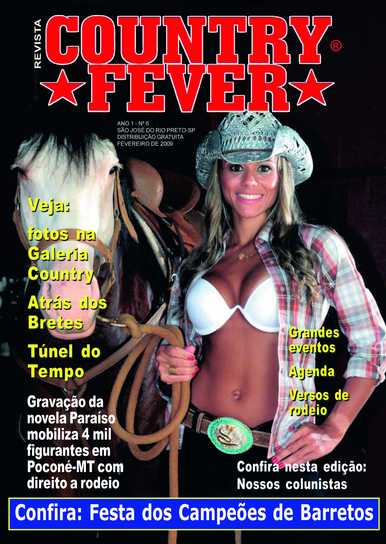 Revista Country Fever - Edição de Fevereiro de 2009