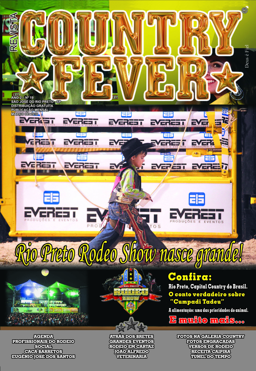 Revista Country Fever - Edição de Março de 2010