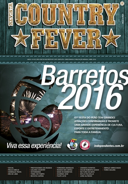 Revista Country Fever - Edição de Abril de 2016