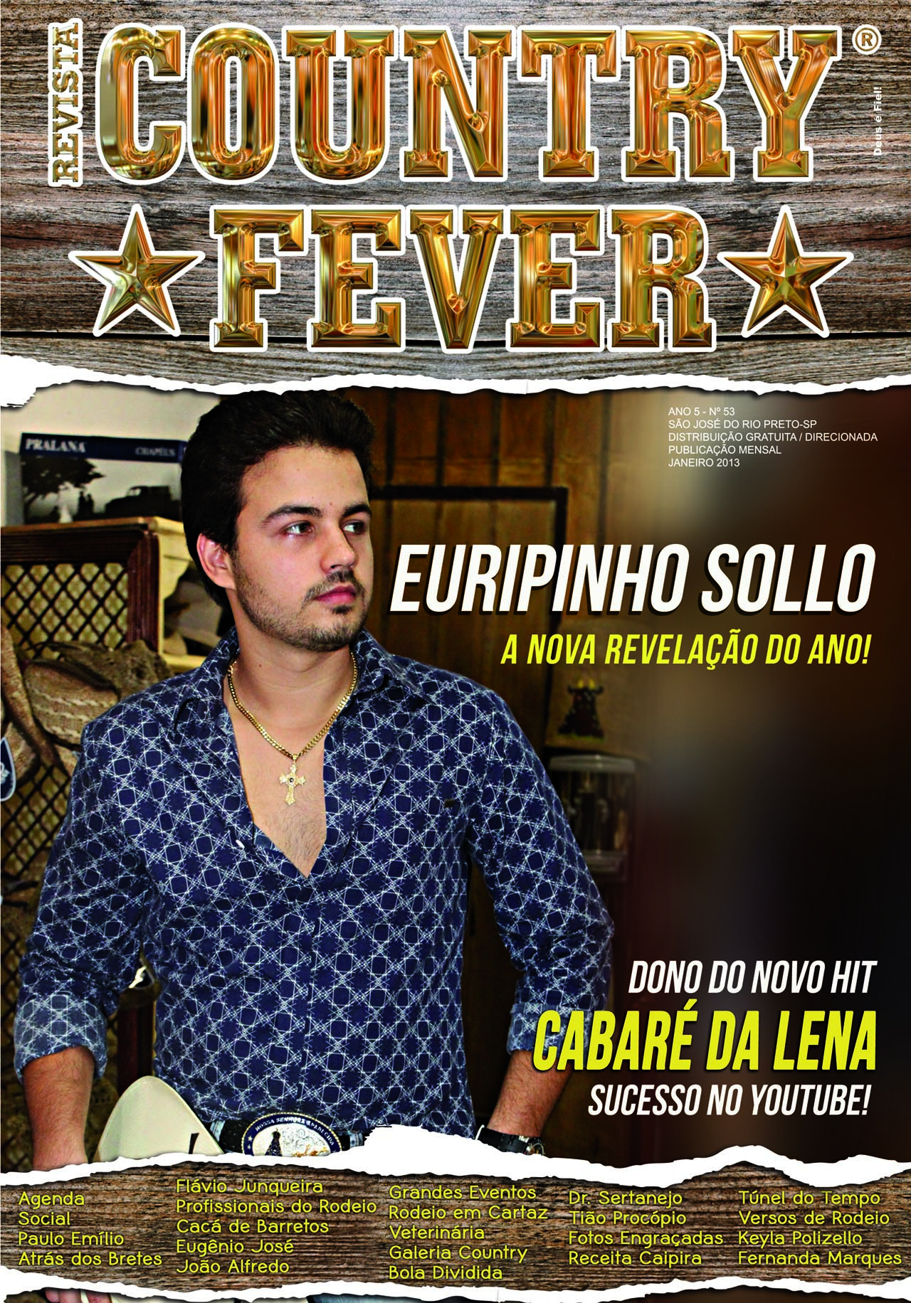 Revista Country Fever - Edição de Janeiro de 2013
