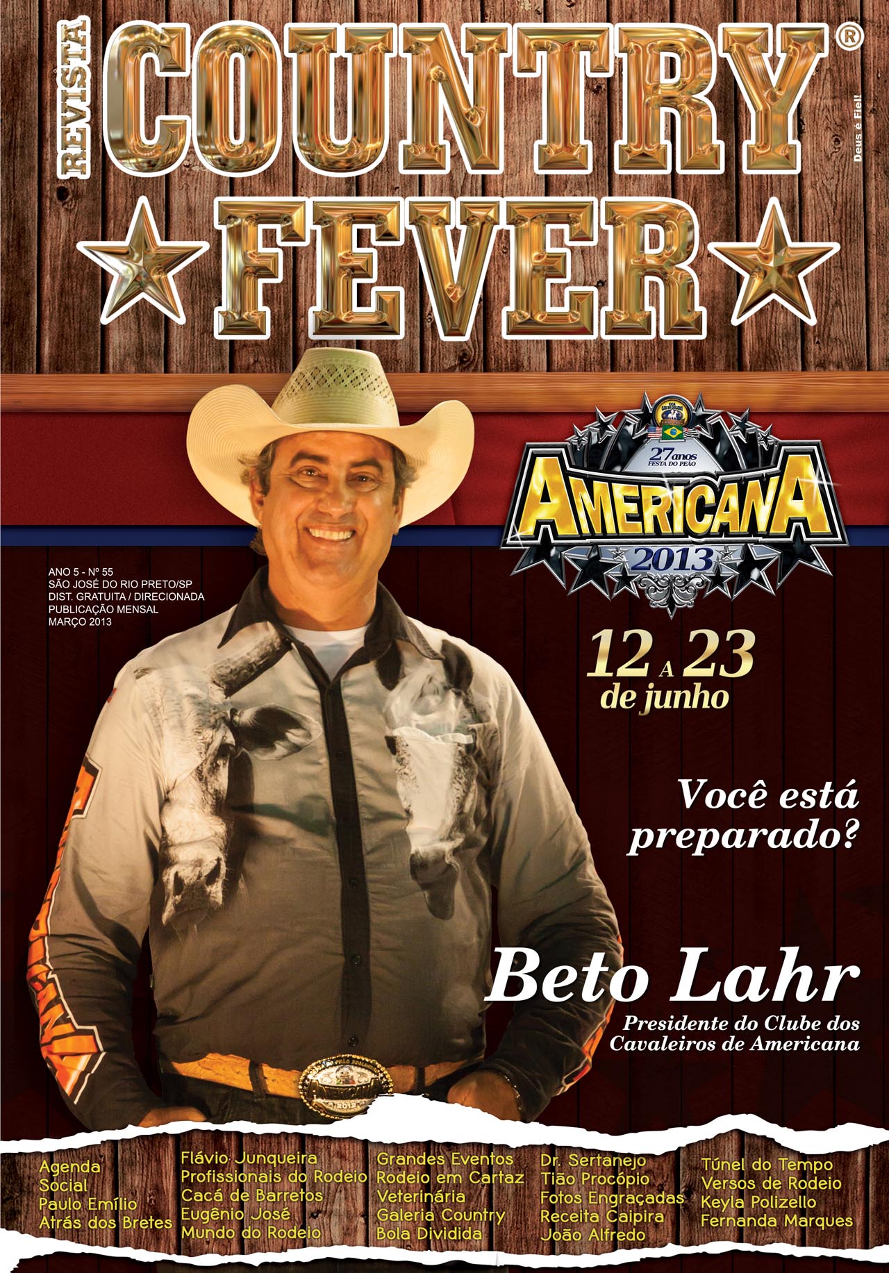 Revista Country Fever - Edição de Março de 2013