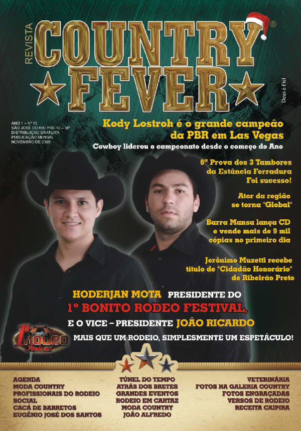 Revista Country Fever - Edição de Novembro de 2009