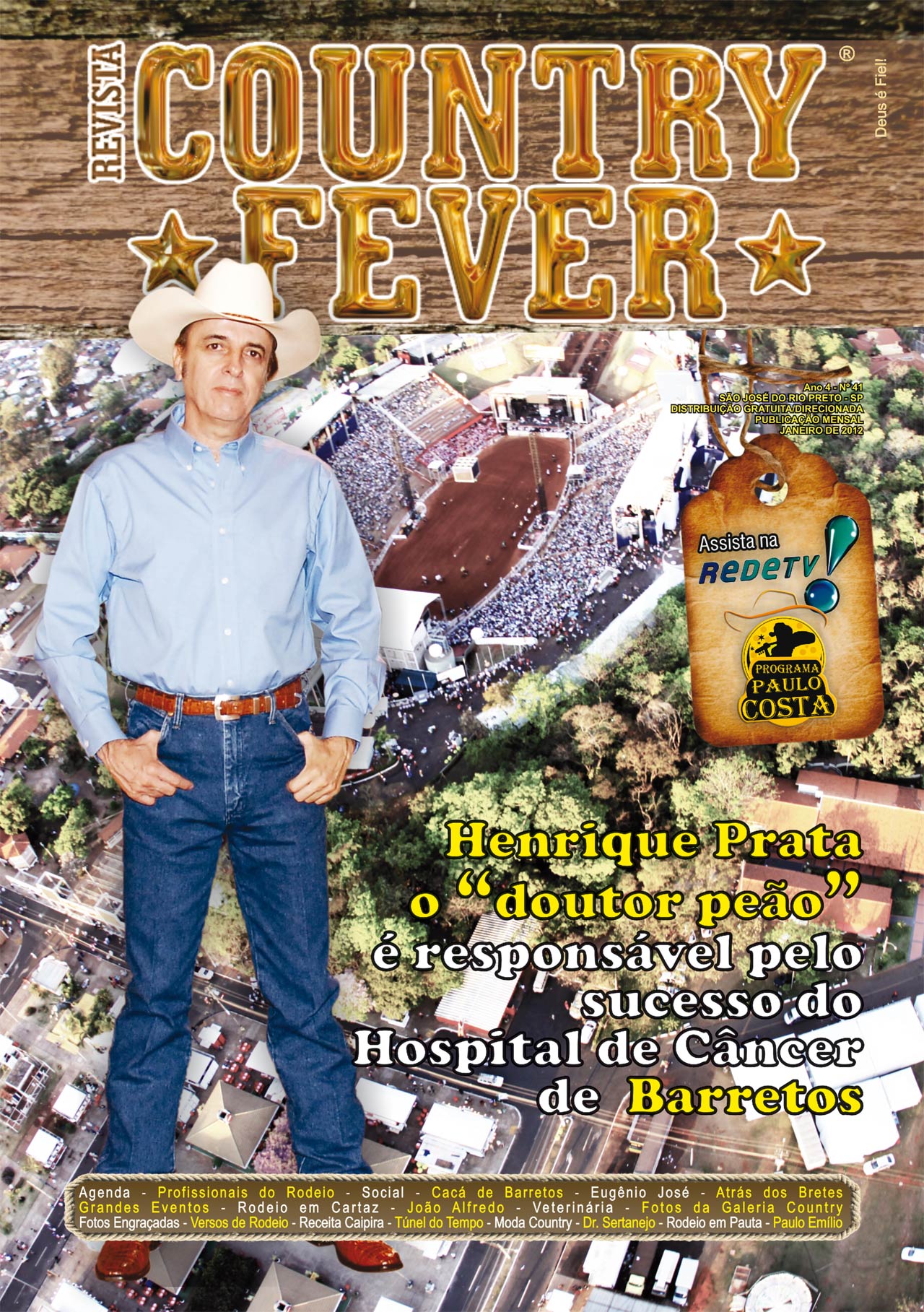 Revista Country Fever - Edição de Janeiro de 2012