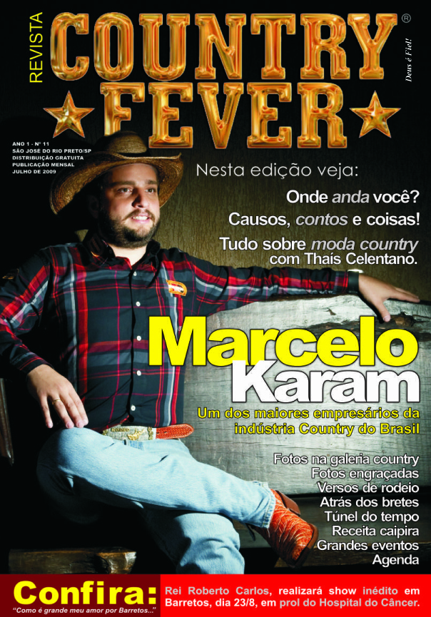 Revista Country Fever - Edição de Julho de 2009