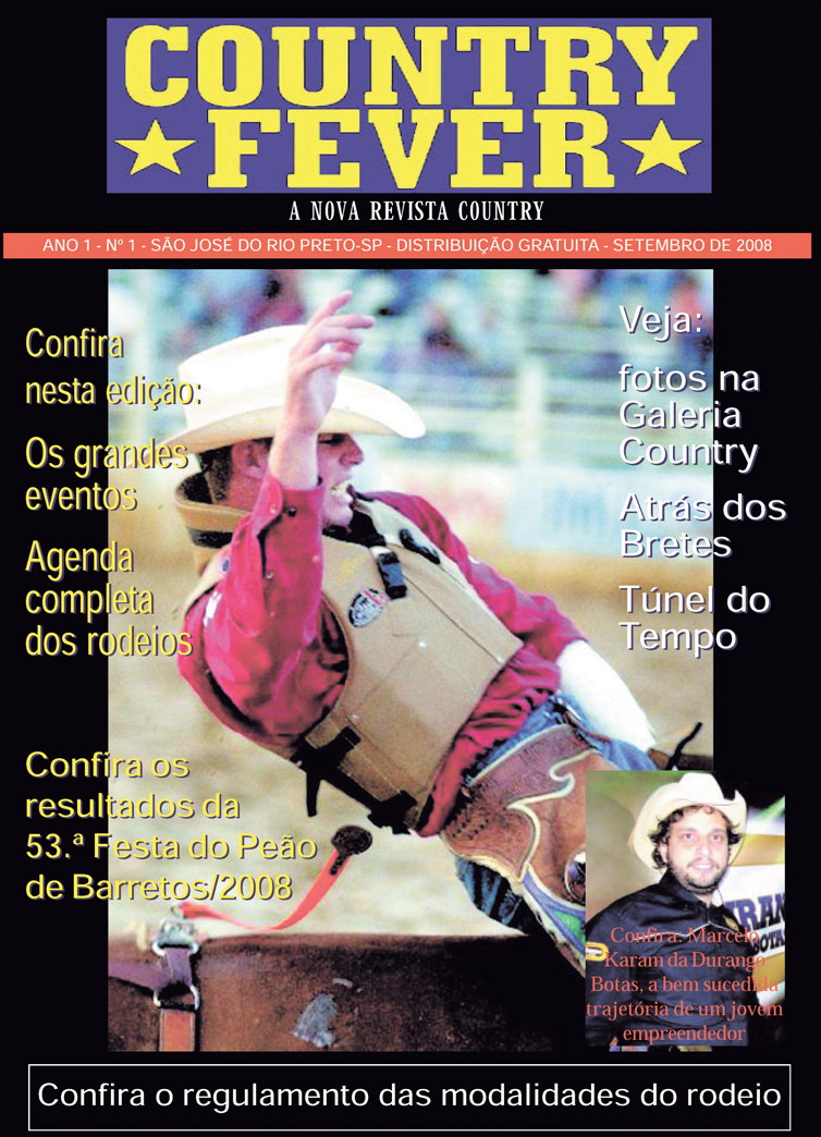 Revista Country Fever - Edição de Setembro de 2008